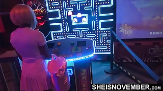 I'm Gonna Fuck My StepSister Tonight When We Unrestraint Put emphasize Arcade, Innocent Ebony Msnovember Dumped By Her Boyfriend, Decides To Up Into To Doggystyle Sex With Her Horny StepBrother, Needing To Fuck On Sheisnovember